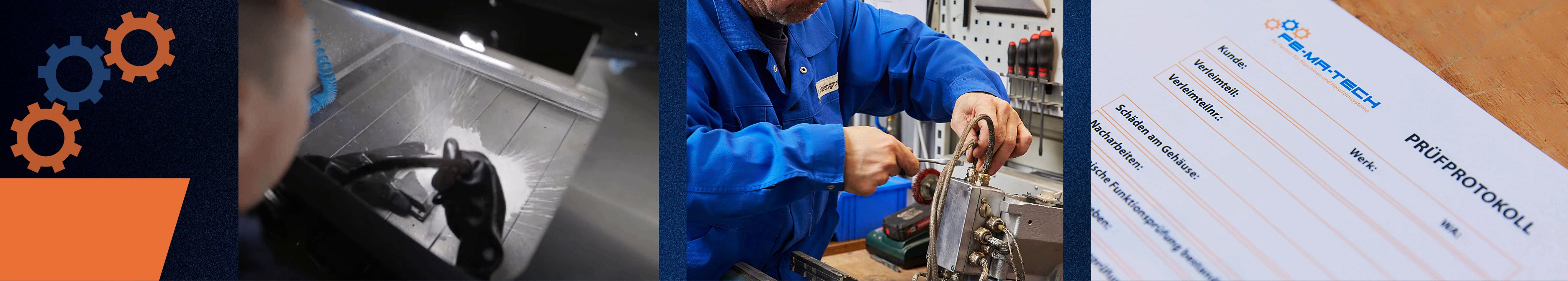 Application unit cleaning, maintenance, assembly